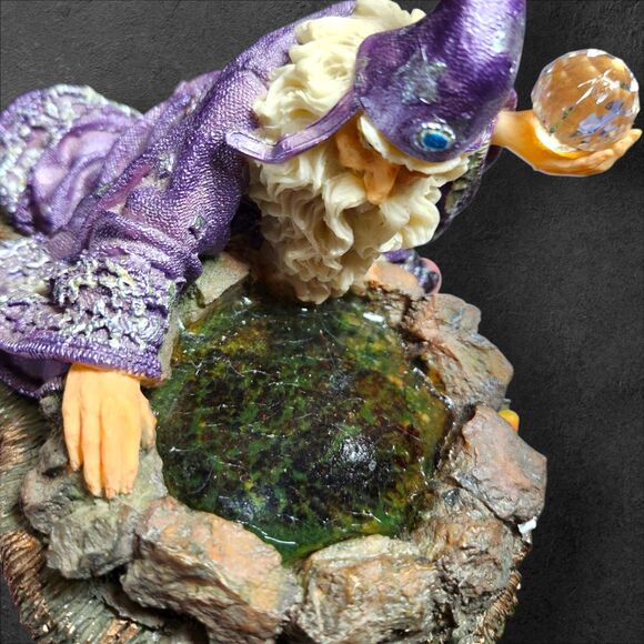 Medieval Legends Merlin Wizard Figurine w/ Crystal Ball Pond NIB Fantasy Magic - Picture 8 of 12